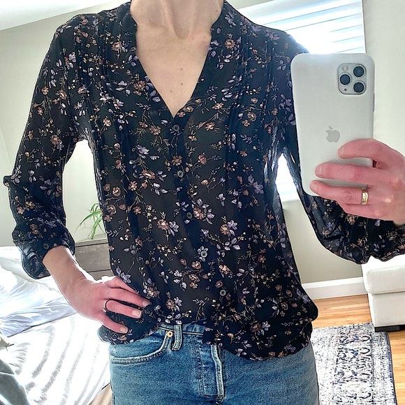 Joie xs silk blouse - Picture 1 of 8